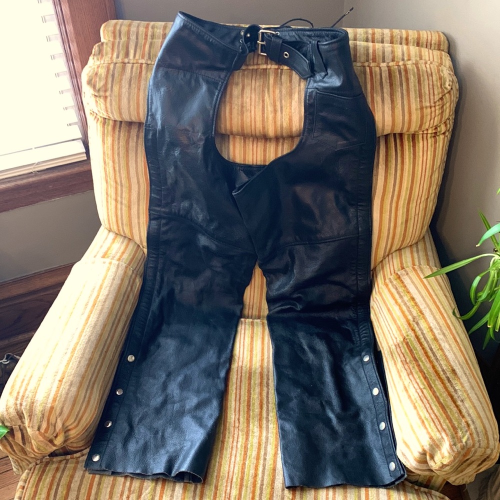 FMC real leather chaps S